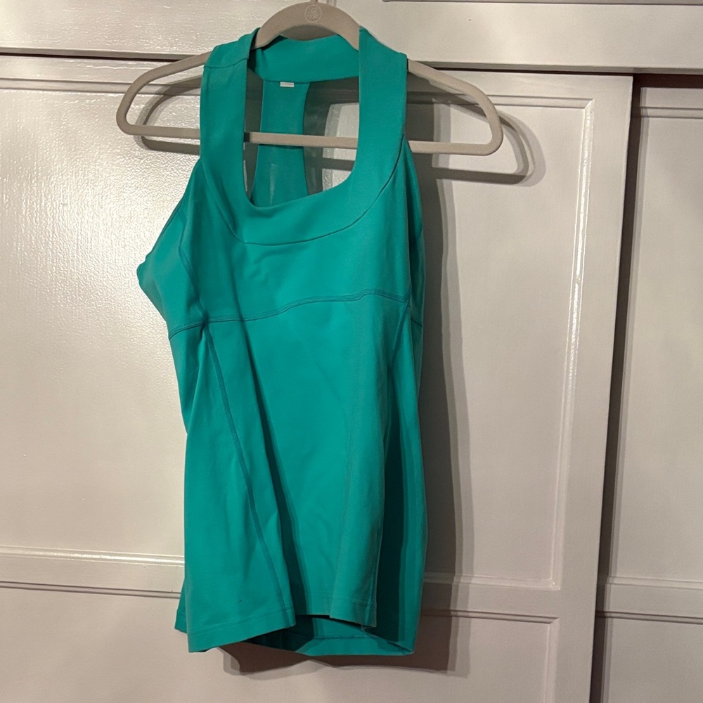 Lululemon Athletica Turquoise Tank Top